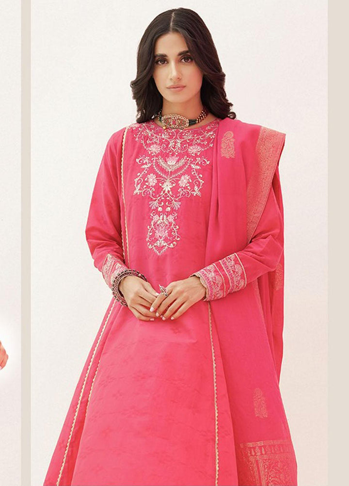 Zellbury Embroidered Lawn Suits Unstitched 3 Piece ZB23UL D-30351 - Luxury Collection