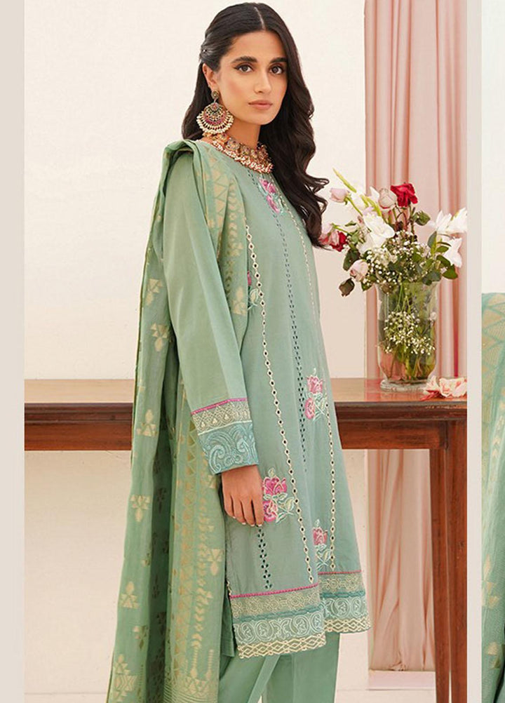 Zellbury Embroidered Lawn Suits Unstitched 3 Piece ZB23UL D-30353 - Luxury Collection