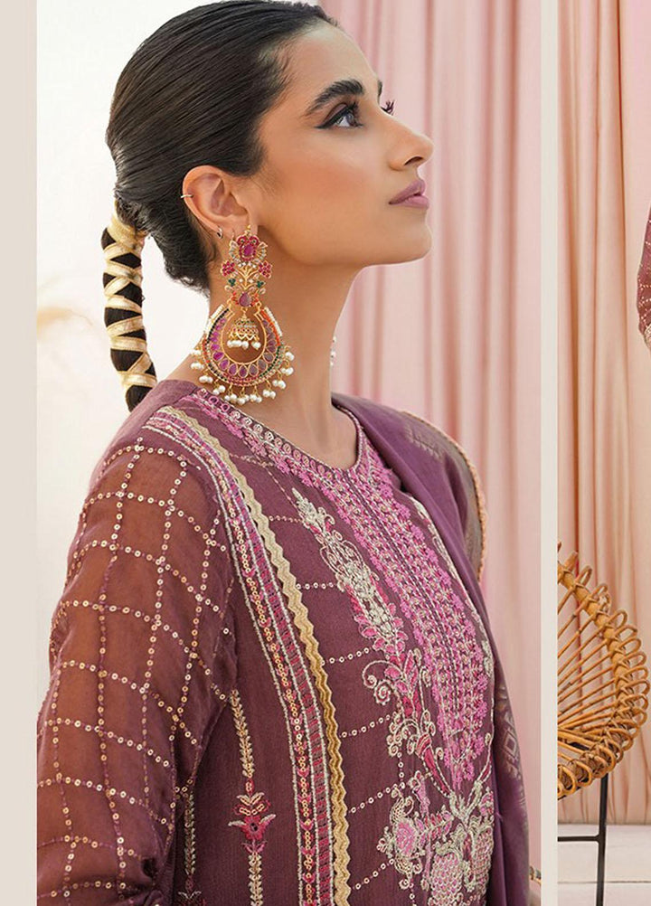 Zellbury Embroidered Lawn Suits Unstitched 3 Piece ZB23UL D-30356 - Luxury Collection