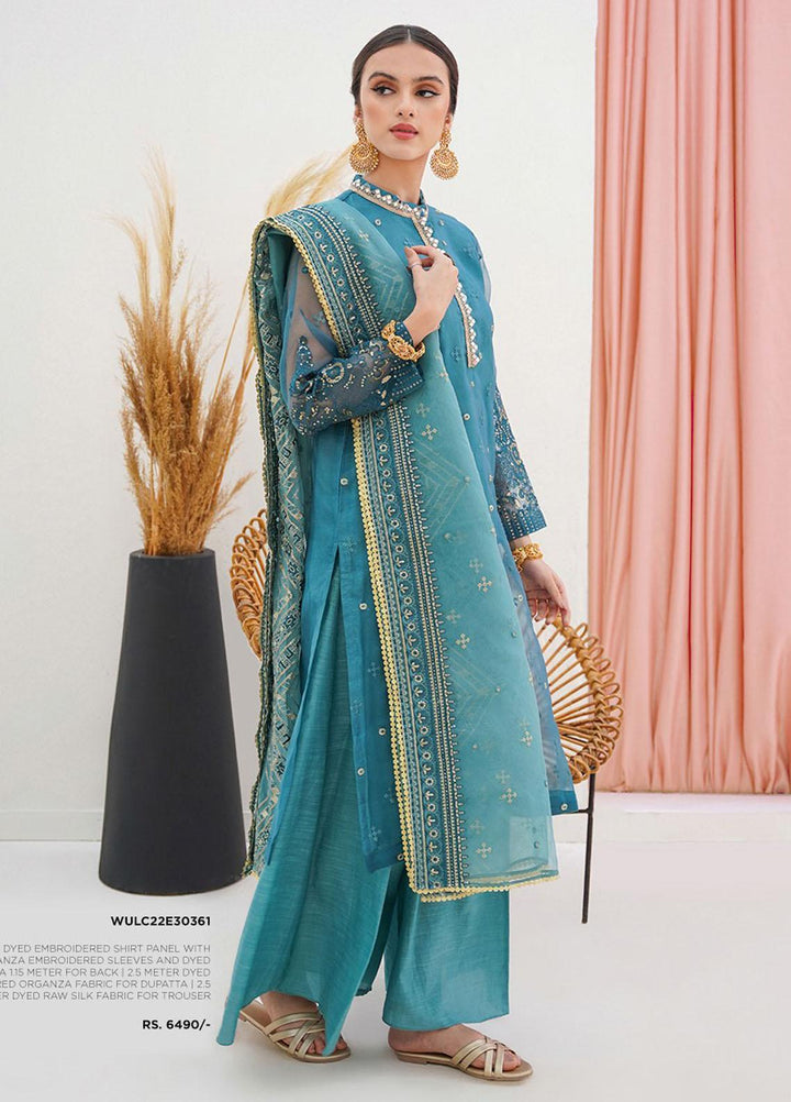 Zellbury Embroidered Lawn Suits Unstitched 3 Piece ZB23UL D-30361 - Luxury Collection