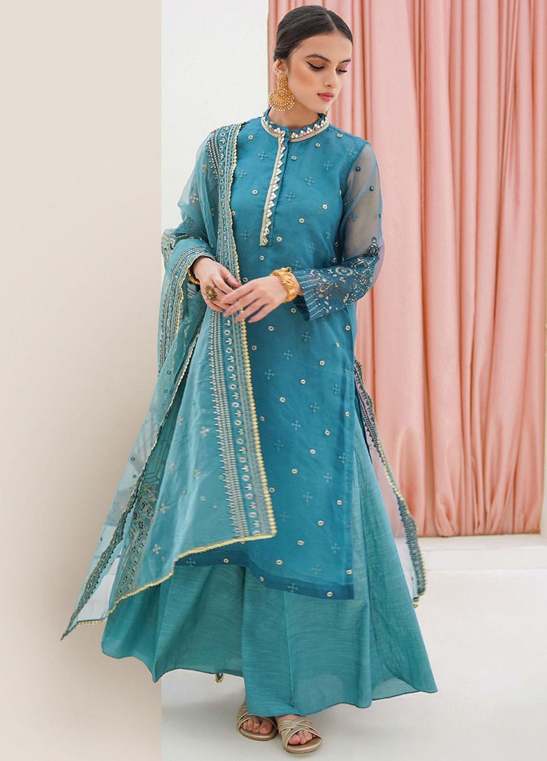 Zellbury Embroidered Lawn Suits Unstitched 3 Piece ZB23UL D-30361 - Luxury Collection