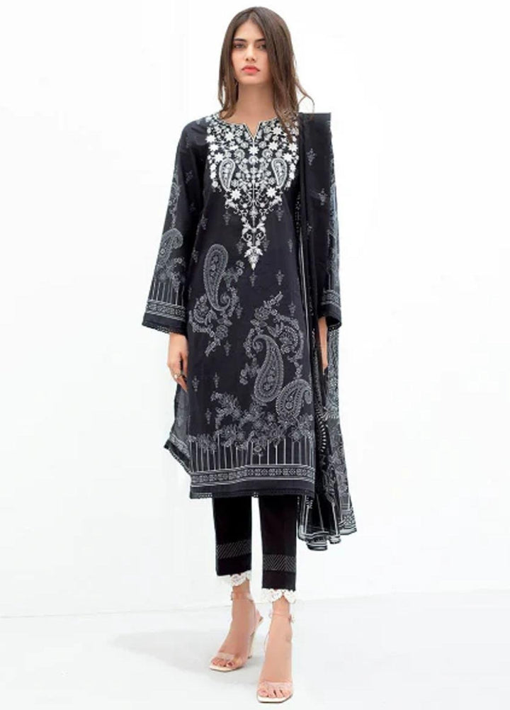 Zellbury Embroidered Lawn Suits Unstitched 2 Piece ZB23M WUC22E20624 - Summer Collection