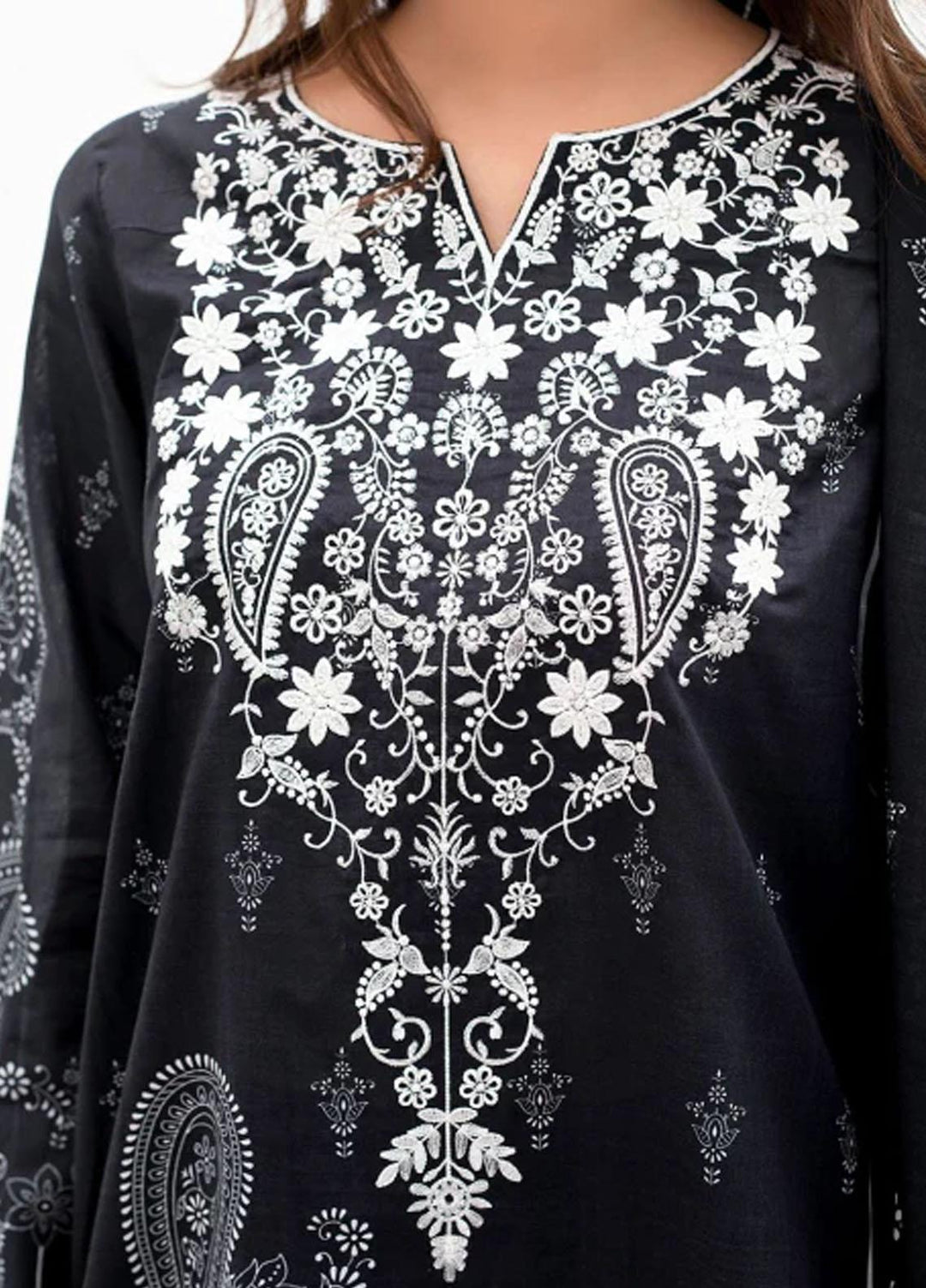 Zellbury Embroidered Lawn Suits Unstitched 2 Piece ZB23M WUC22E20624 - Summer Collection