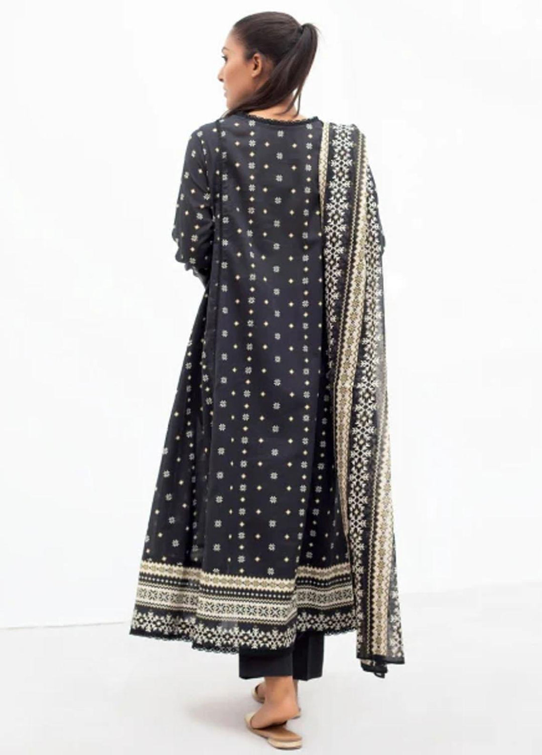 Zellbury Printed Lawn Suits Unstitched 2 Piece ZB23M WUC22X20618 - Summer Collection