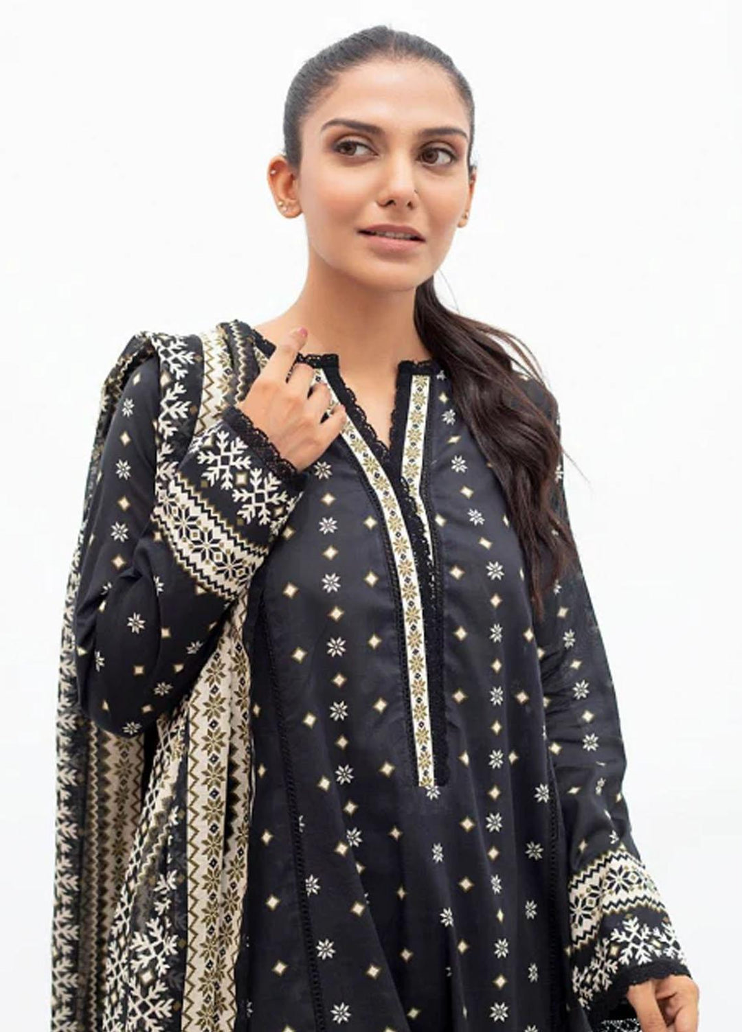 Zellbury Printed Lawn Suits Unstitched 2 Piece ZB23M WUC22X20618 - Summer Collection