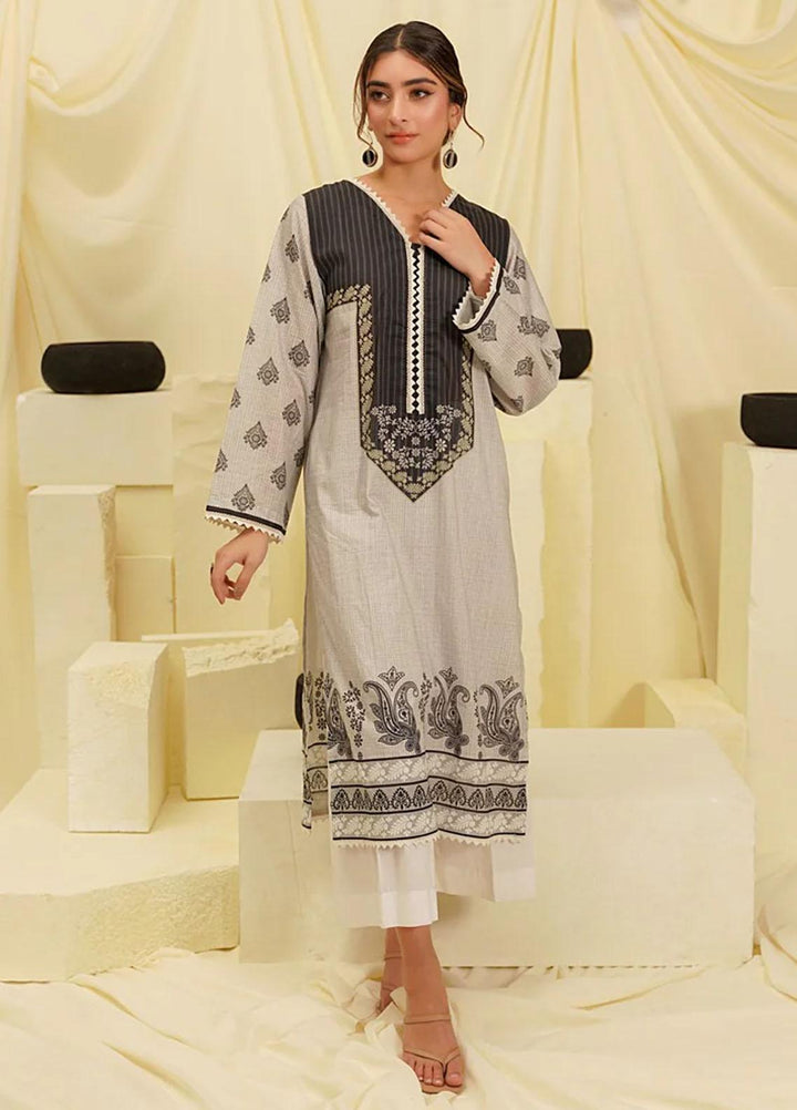 Zellbury Printed Lawn Suits Unstitched 2 Piece ZB23M WUC22X20628 - Summer Collection