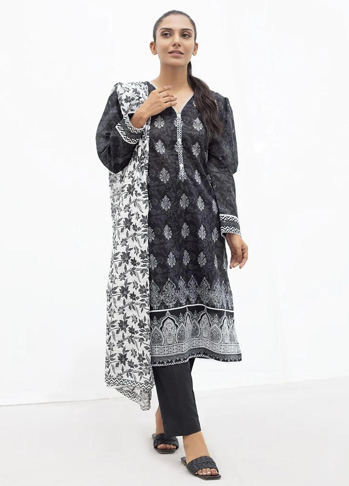Zellbury Embroidered Lawn Suits Unstitched 2 Piece ZB23M WUC22E20619 - Summer Collection
