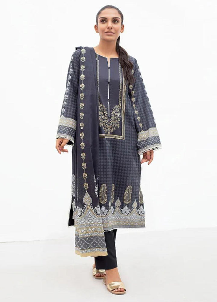 Zellbury Printed Lawn Suits Unstitched 3 Piece ZB23M WUC22X30637 - Summer Collection