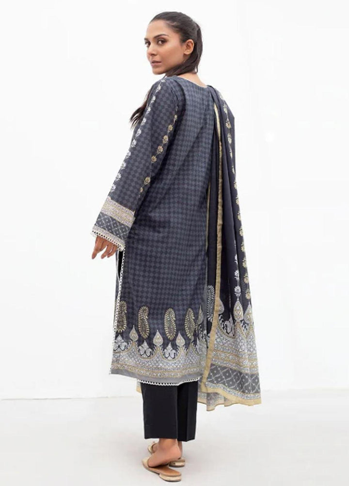 Zellbury Printed Lawn Suits Unstitched 3 Piece ZB23M WUC22X30637 - Summer Collection