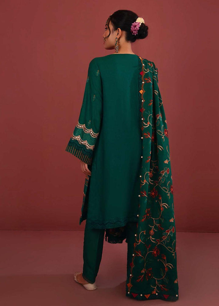 Zellbury Embroidered Karandi Suits Unstitched 3 Piece ZB21W ZWULCE322010 - Winter Collection