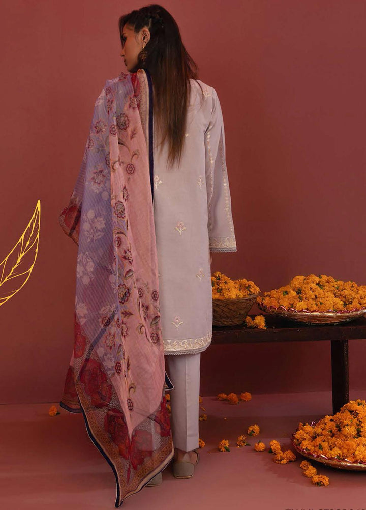 Zellbury Embroidered Jacquard Suits Unstitched 3 Piece ZB21W ZWULCE322039 - Winter Collection