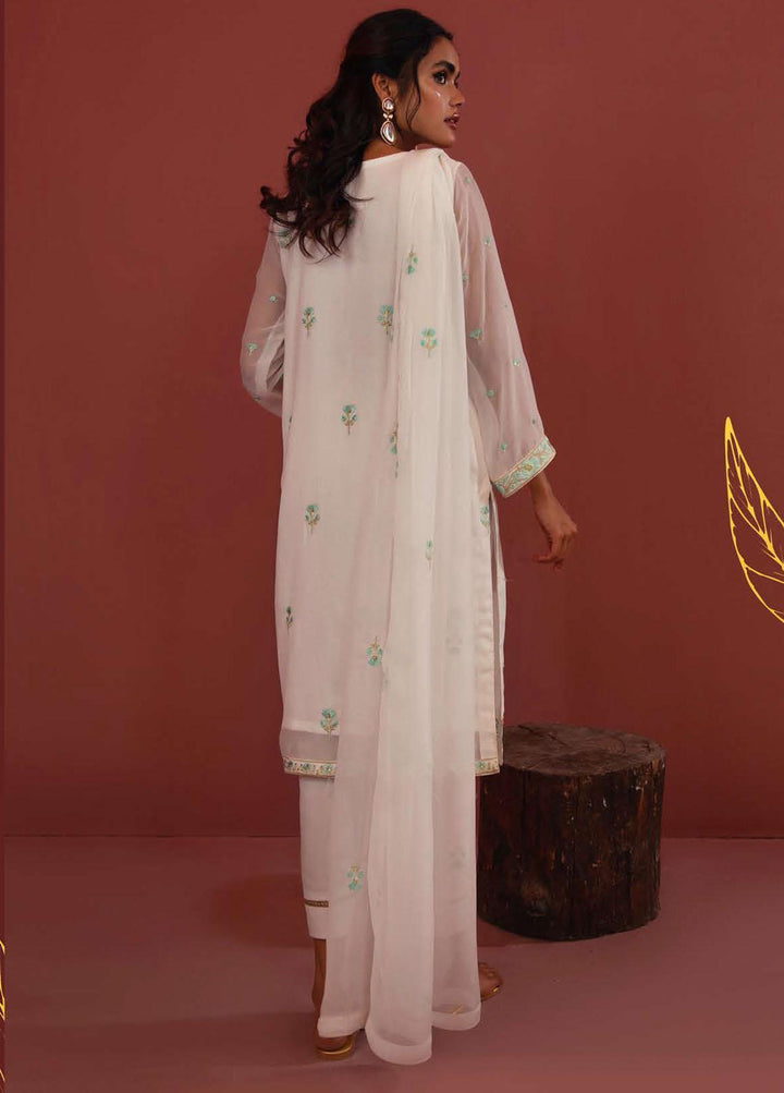 Zellbury Embroidered Chiffon Suits Unstitched 3 Piece ZB21W ZWULCE322043 - Winter Collection
