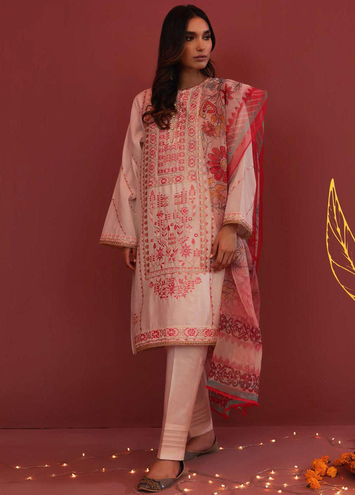 Zellbury Embroidered Jacquard Suits Unstitched 3 Piece ZB21W ZWULCE322044 - Winter Collection