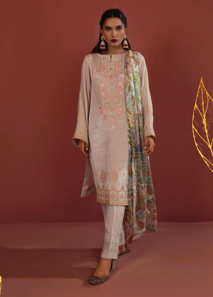 Zellbury Embroidered Viscose Suits Unstitched 3 Piece ZB21W WULC21E30279 - Winter Collection