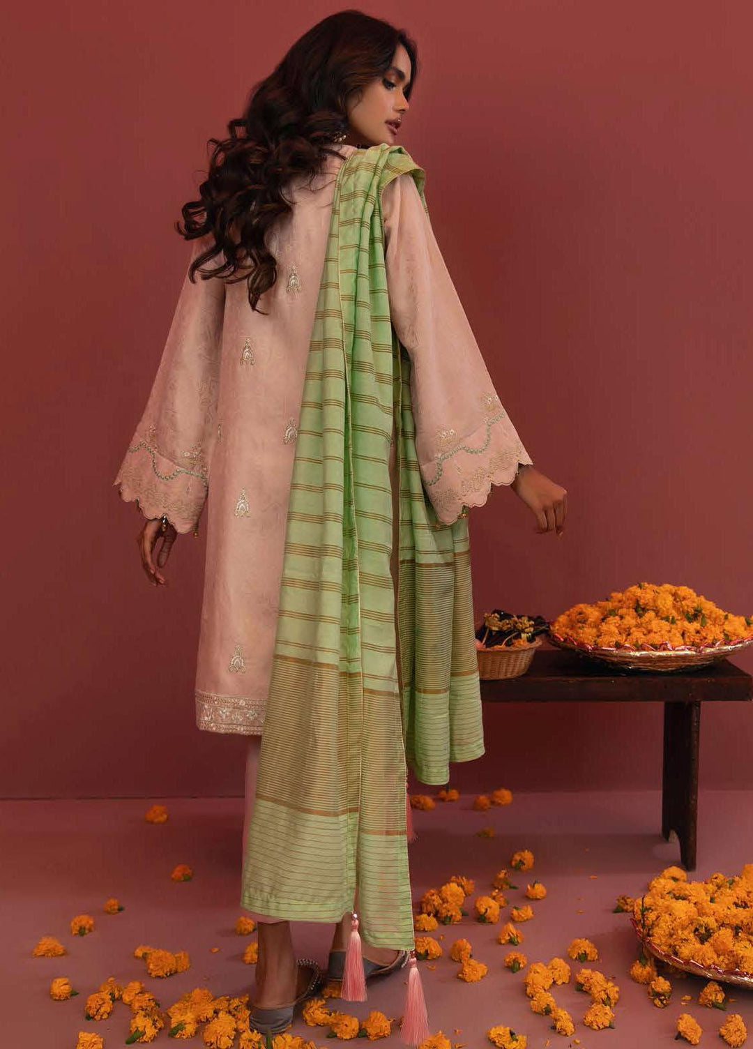 Zellbury Embroidered Jacquard Suits Unstitched 3 Piece ZB21W WULC21E30280 - Winter Collection