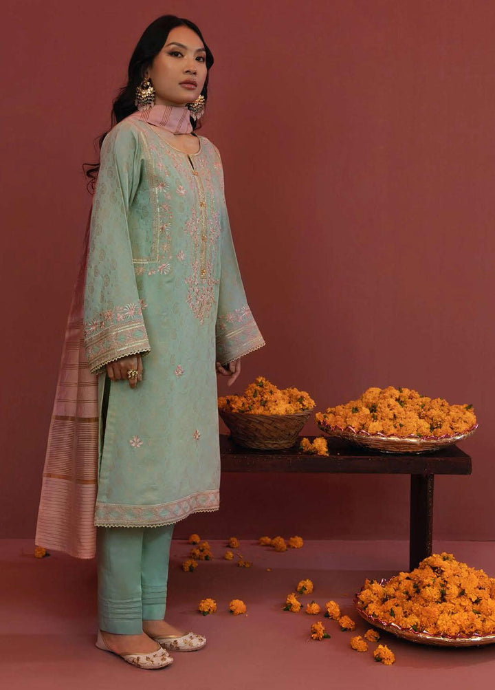 Zellbury Embroidered Jacquard Suits Unstitched 3 Piece ZB21W WULC21E30281 - Winter Collection