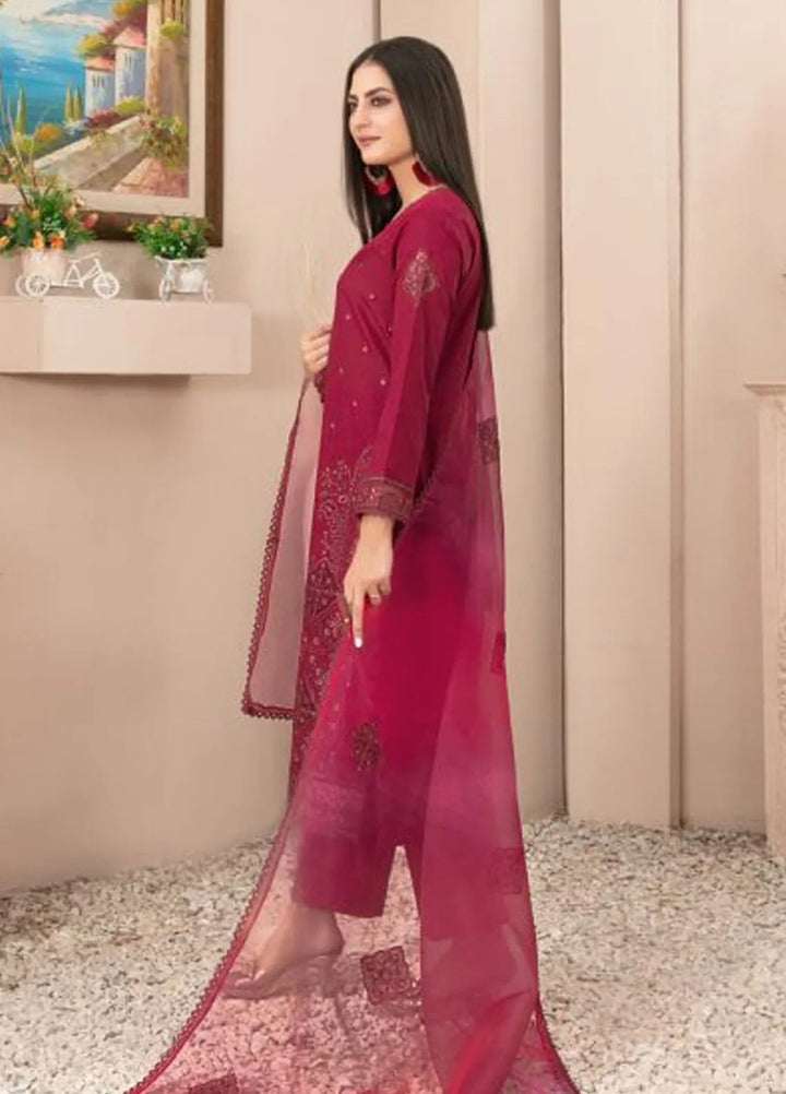 Zenel by Tawakkal Fabrics Embroidered Lawn Suits Unstitched 3 Piece TWF24Z D-2154 - Festive Collection