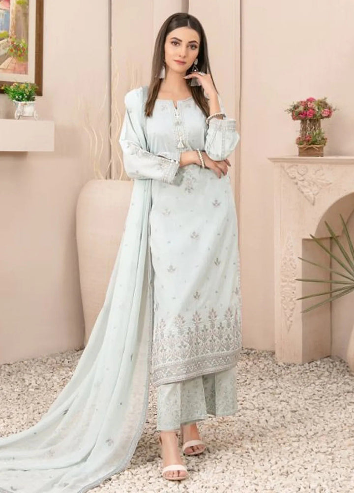 Zenel by Tawakkal Fabrics Embroidered Lawn Suits Unstitched 3 Piece TWF24Z D-2157 - Festive Collection