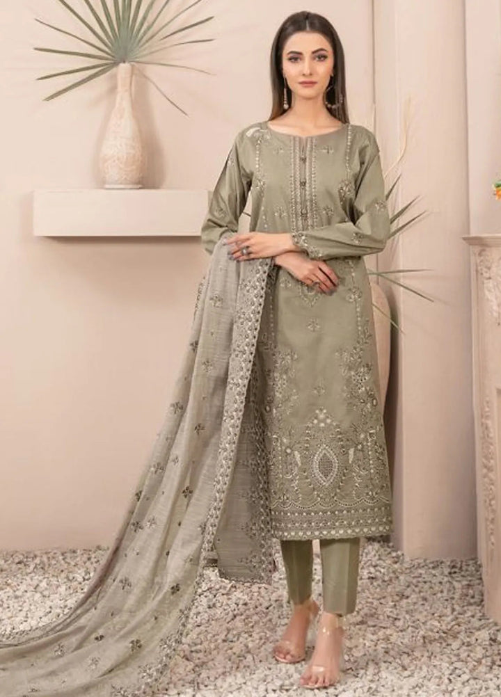 Zenel by Tawakkal Fabrics Embroidered Lawn Suits Unstitched 3 Piece TWF24Z D-2159 - Festive Collection