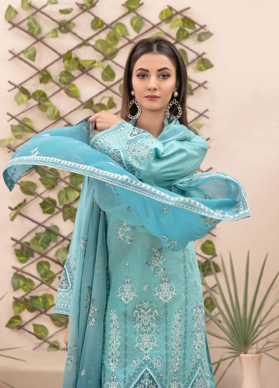 Zenel by Tawakkal Fabrics Embroidered Lawn Suits Unstitched 3 Piece TWF24Z D-2161 - Festive Collection