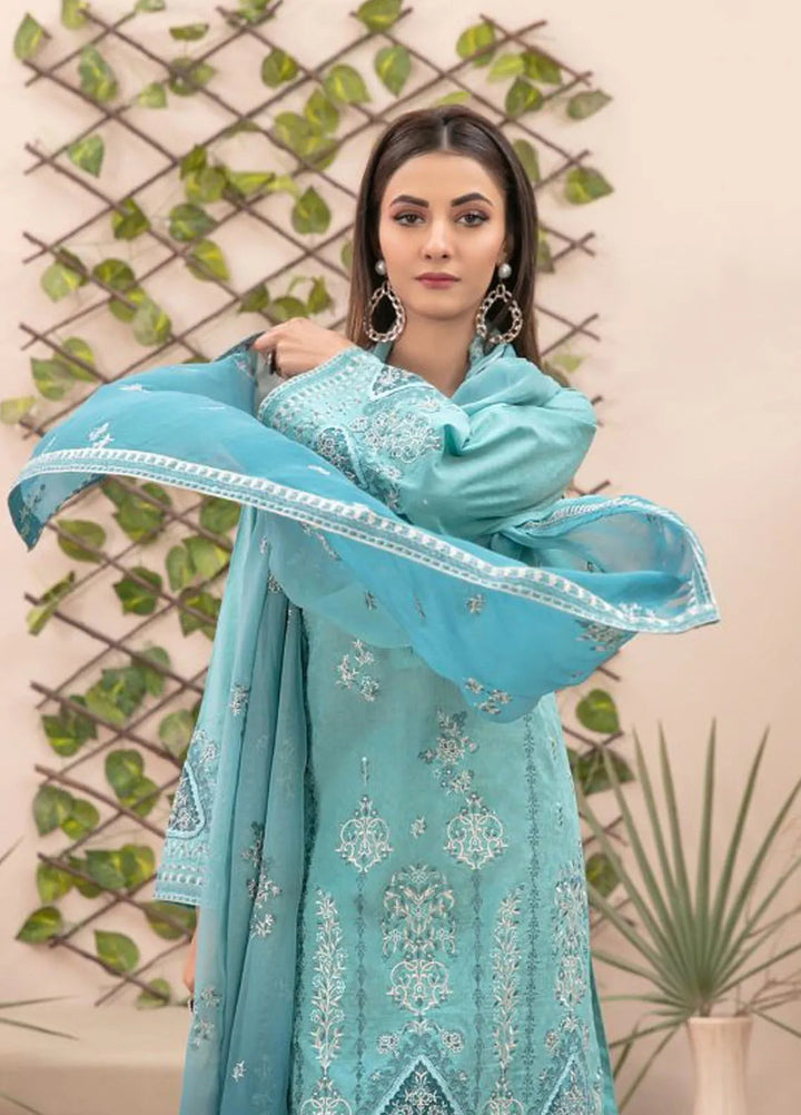 Zenel by Tawakkal Fabrics Embroidered Lawn Suits Unstitched 3 Piece TWF24Z D-2161 - Festive Collection