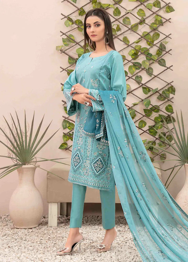 Zenel by Tawakkal Fabrics Embroidered Lawn Suits Unstitched 3 Piece TWF24Z D-2161 - Festive Collection
