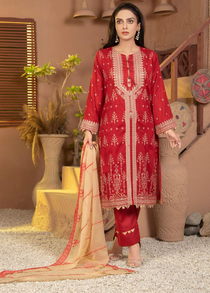 Zenia By Fine Tex Embroidered Lawn Suits Unstitched 3 Piece FNT22-Z2 01 - Summer Collection