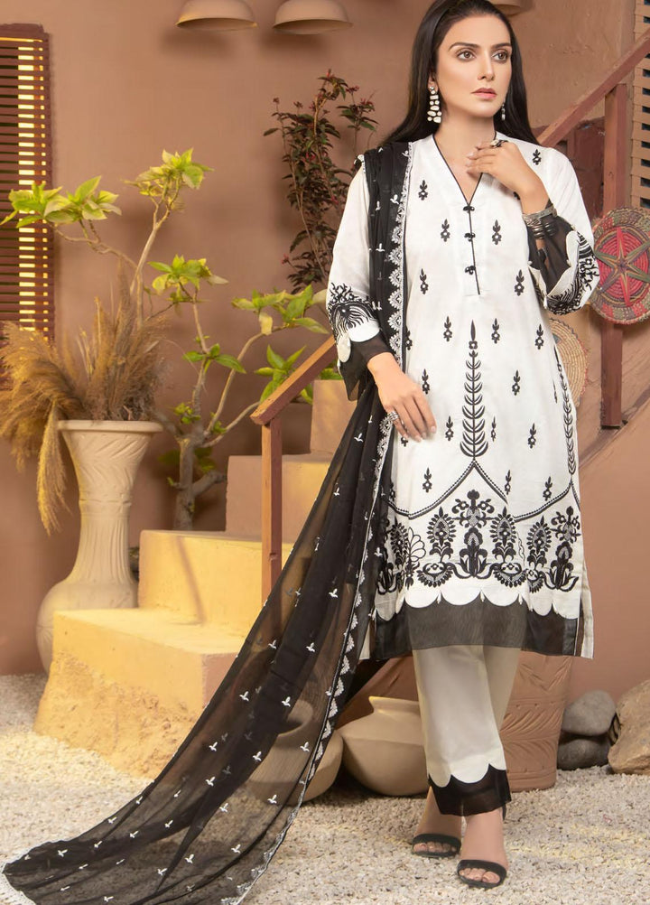 Zenia By Fine Tex Embroidered Lawn Suits Unstitched 3 Piece FNT22-Z2 02 - Summer Collection