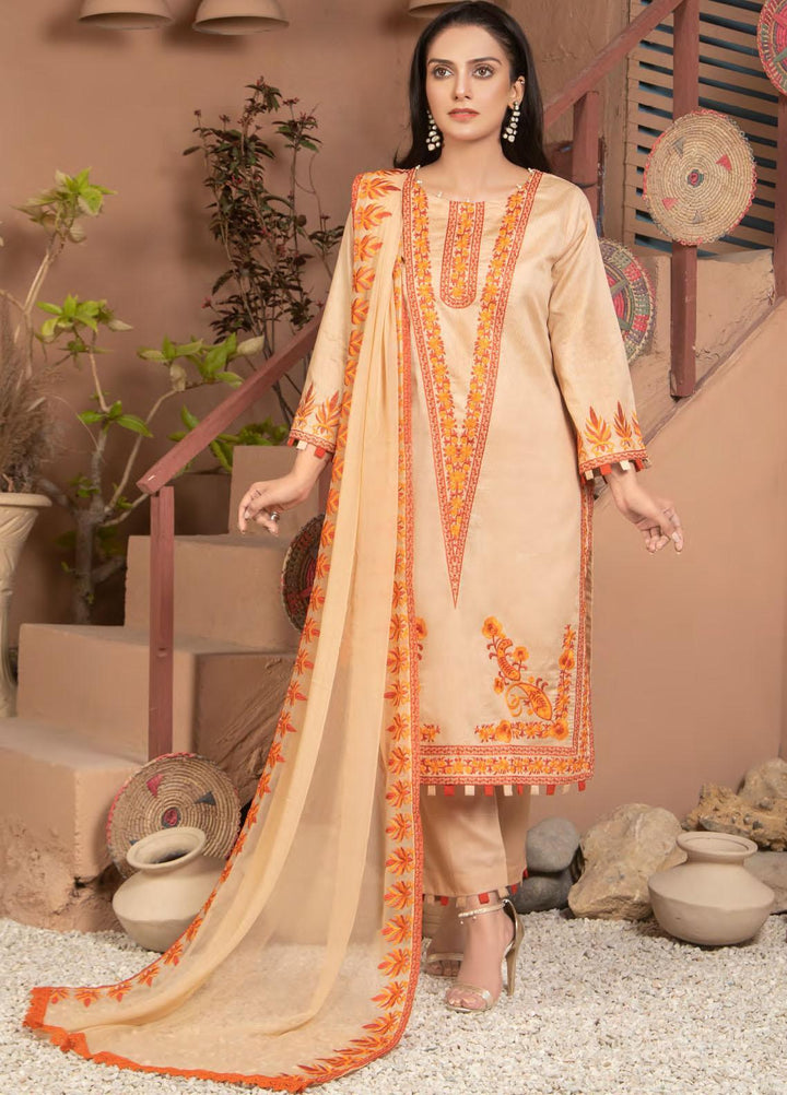Zenia By Fine Tex Embroidered Lawn Suits Unstitched 3 Piece FNT22-Z2 04 - Summer Collection