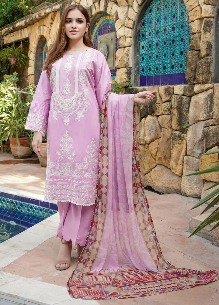 Zenia By Fine Tex Embroidered Cotton Suits Unstitched 3 Piece FNT22-Z4 ZC-05 - Winter Collection