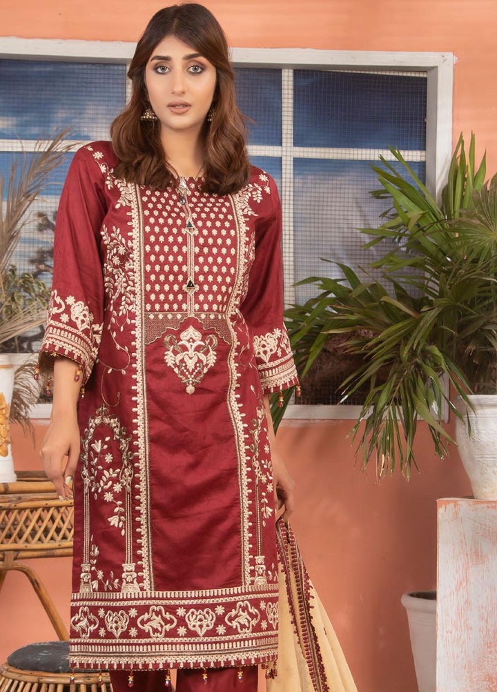 Zenia By Fine Tex Embroidered Lawn Suits Unstitched 3 Piece FNT22-Z3 ZC-04 - Summer Collection