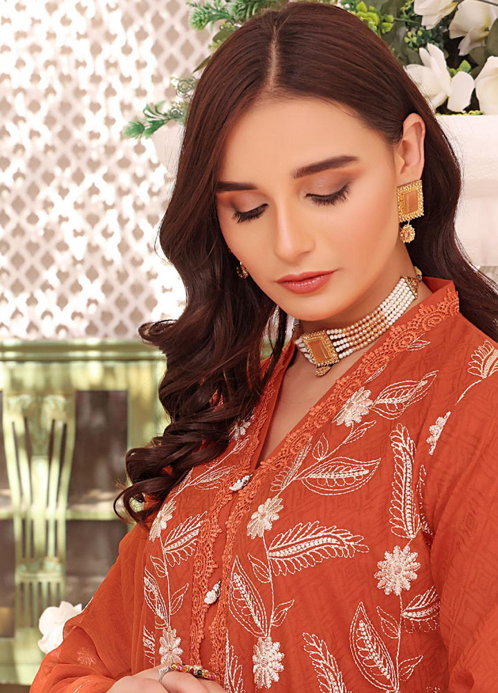 Zenia By Fine Tex Embroidered Lawn Suits Unstitched 3 Piece FNT23-Z6 ZC-04 - Summer Collection