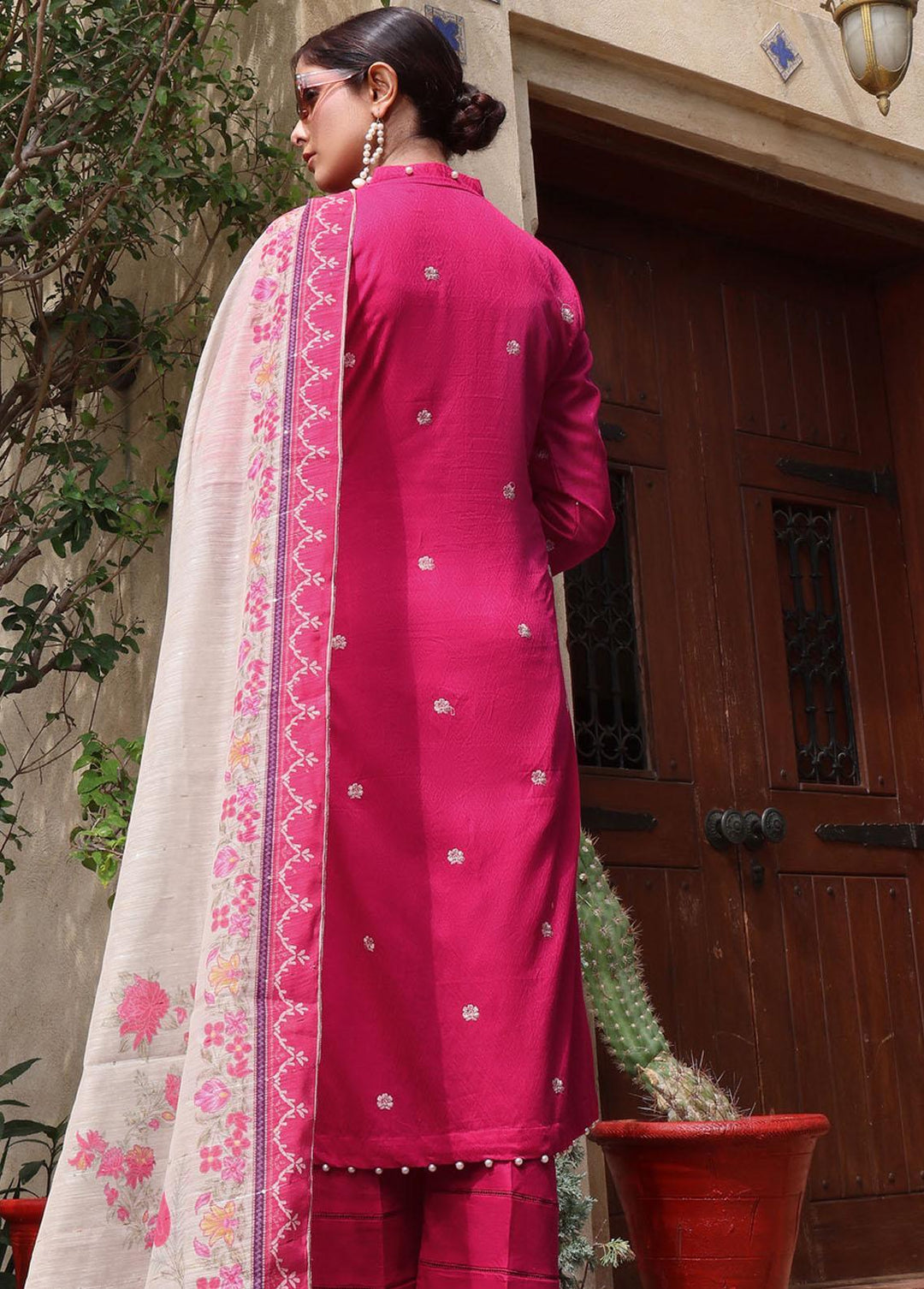 Fine Tex Embroidered Lawn Suits Unstitched 3 Piece FNT23-Z7 ZC-01 - Summer Collection