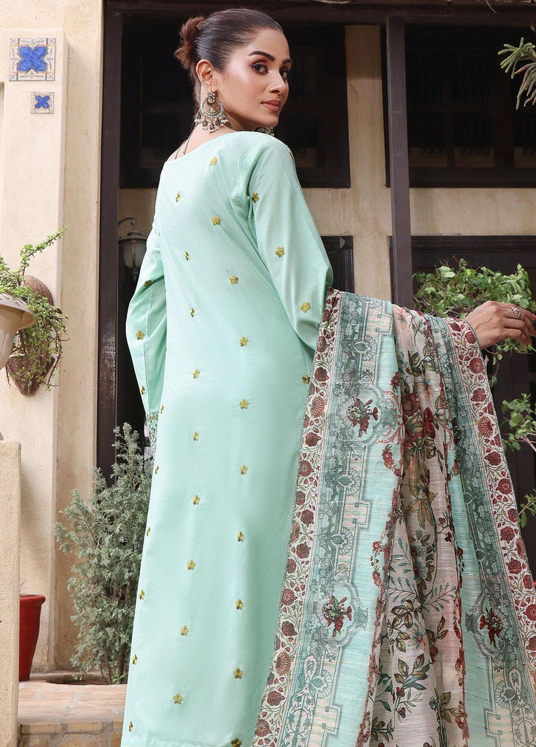 Fine Tex Embroidered Lawn Suits Unstitched 3 Piece FNT23-Z7 ZC-02 - Summer Collection