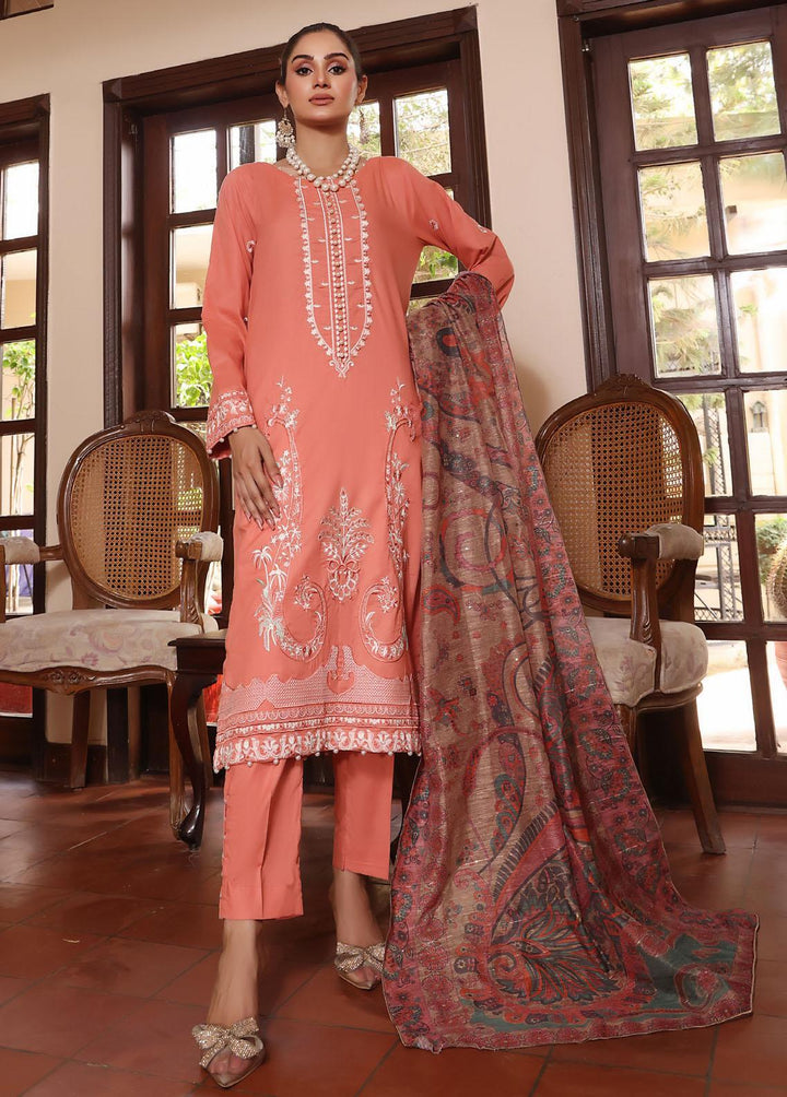 Fine Tex Embroidered Lawn Suits Unstitched 3 Piece FNT23-Z7 ZC-06 - Summer Collection