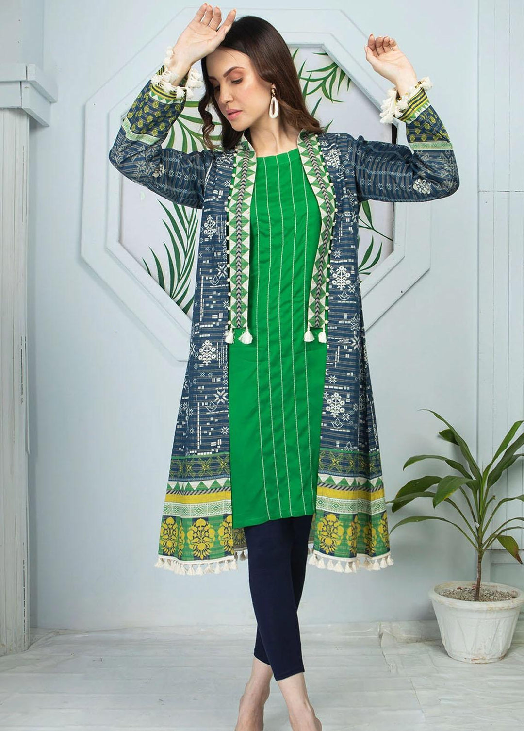 Madame Pret Printed Cambric 2 Piece MDM21Z 2405