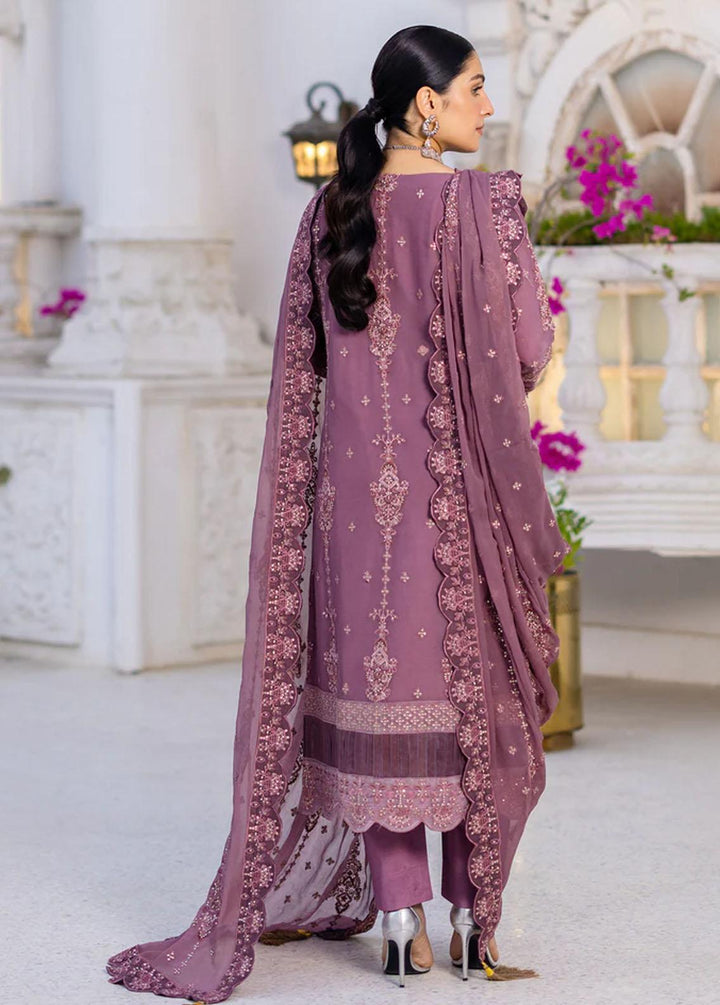 Zimal By Emaan Adeel Embroidered Chiffon Suits Unstitched 3 Piece EA23Z ZM-02 Zartaash - Luxury Collection