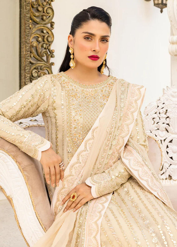 Zimal By Emaan Adeel Embroidered Chiffon Suits Unstitched 3 Piece EA23Z ZM-05 Natalia - Luxury Collection