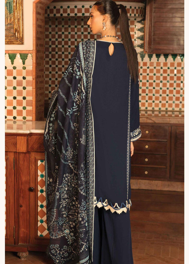 Zinnia by Rang Rasiya Embroidered Dobby Linen Suits Unstitched 3 Piece RR21ZN CHARLOTTE-12 - Winter Collection