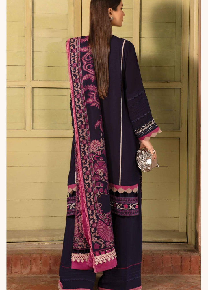 Zinnia by Rang Rasiya Embroidered Dobby Linen Suits Unstitched 3 Piece RR21ZN FAREESIA-09 - Winter Collection