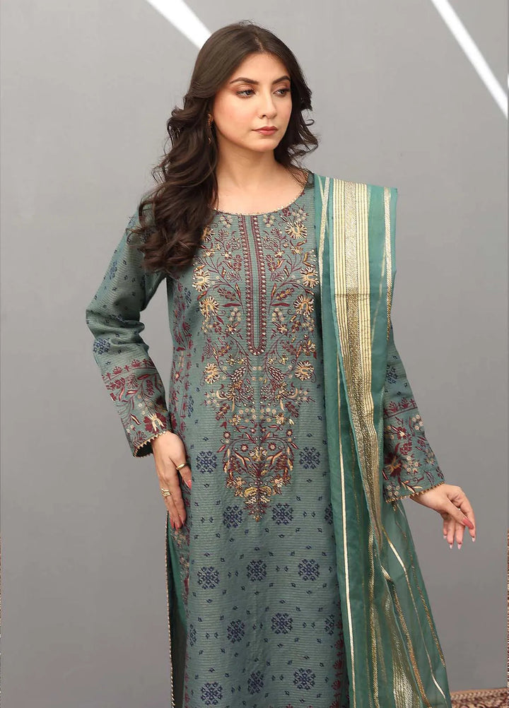 Ziphyer Pret Galaxy Check 3 Piece Suit Green Aura