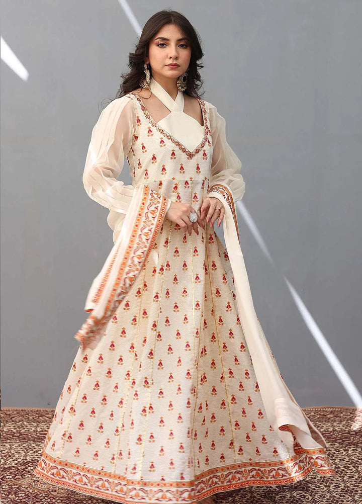 Ziphyer Pret Galaxy Check 3 Piece Suit Ivory Flame