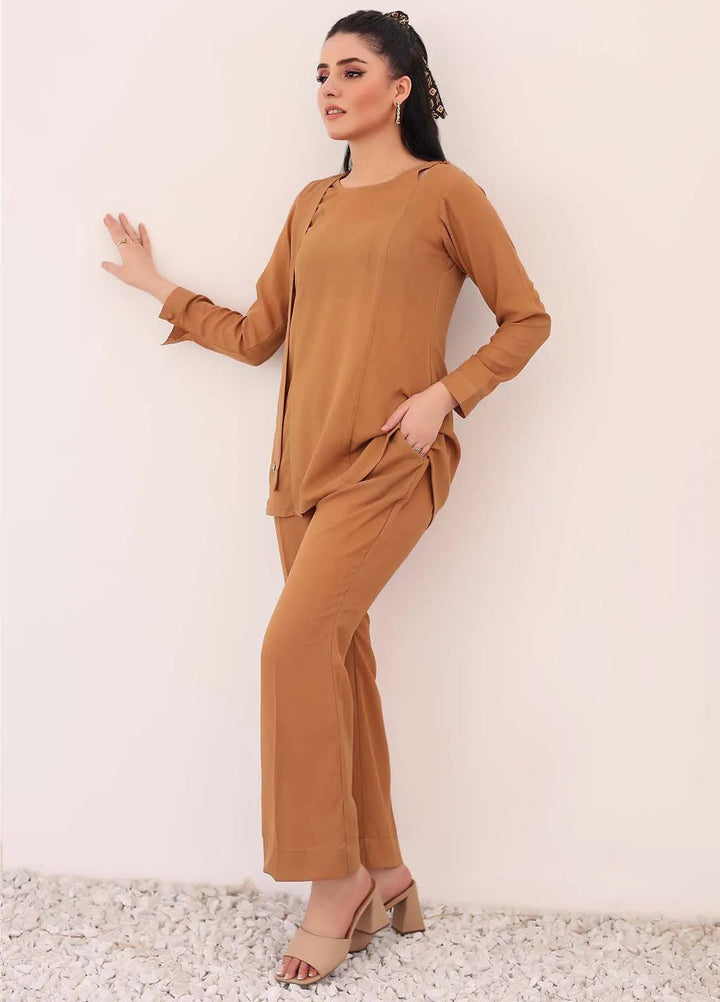 Ziphyer Pret Georgette 2 Piece Suit Urban Beige