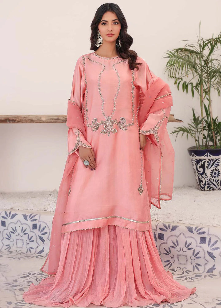 Ziphyer Pret Sheesha Silk 2 Piece Suit Nazakat