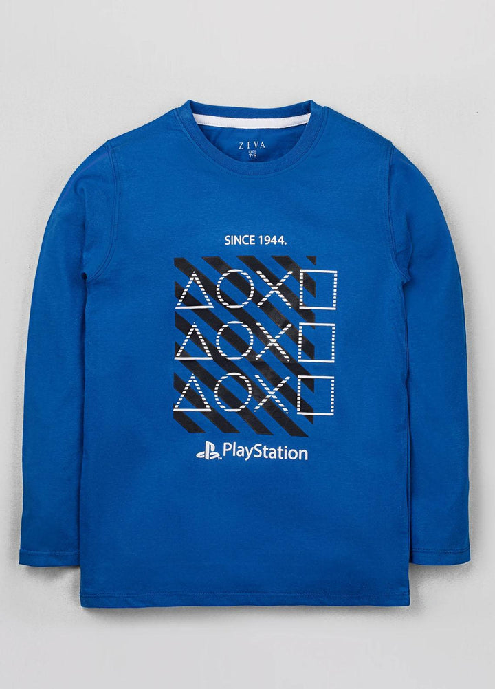 Ziva Jersey Casual Boys T-Shirt -  ZA21BB Play Station