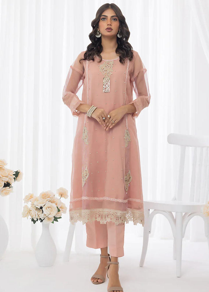 Cyanic Pret Embroidered Organza 2 Piece Suit ETHEREA