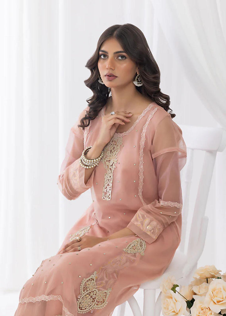 Cyanic Pret Embroidered Organza 2 Piece Suit ETHEREA