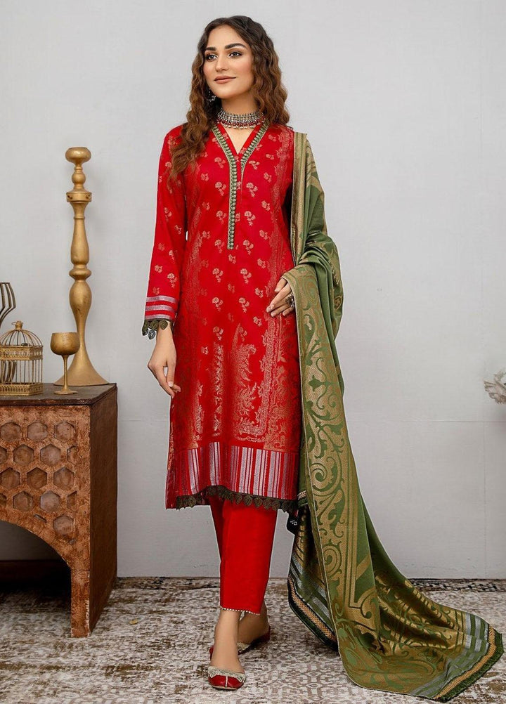 Ziva By Safwa Jacquard Lawn Suits Unstitched 3 Piece SW23Z SJC-02 - Summer Collection