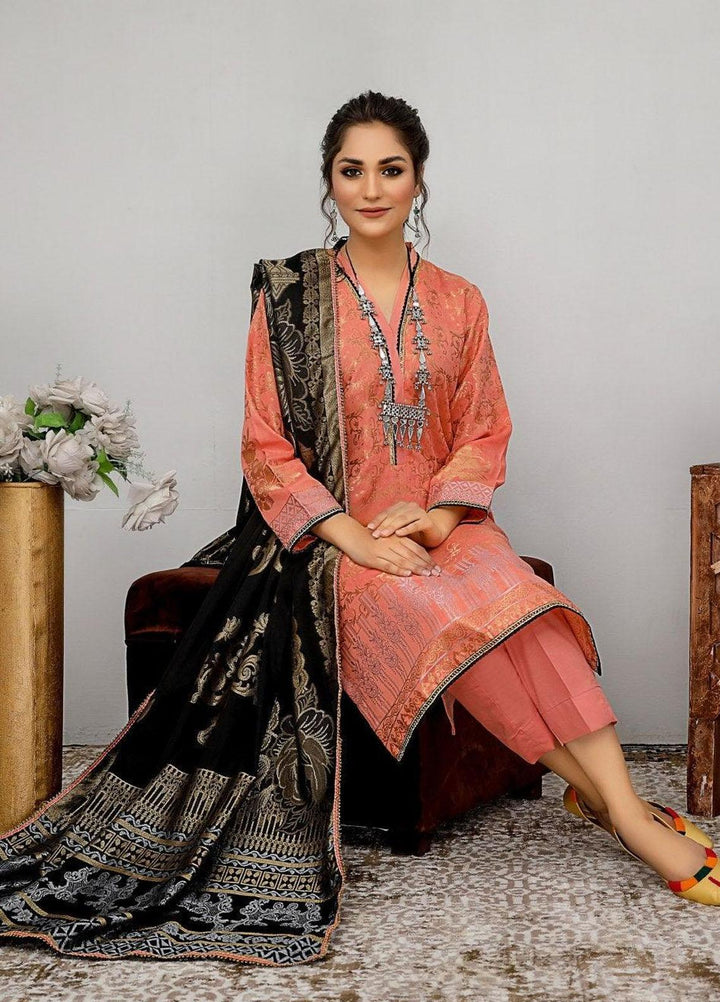 Ziva By Safwa Jacquard Lawn Suits Unstitched 3 Piece SW23Z SJC-03 - Summer Collection