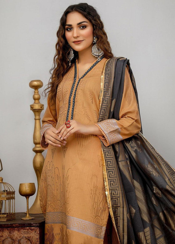 Ziva By Safwa Jacquard Lawn Suits Unstitched 3 Piece SW23Z SJC-04 - Summer Collection